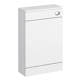 Sienna High Gloss White WC Unit with Concealed Cistern W500 x D200mm - NVS142 Medium Image