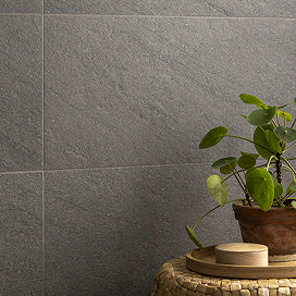 Sierra Grey Stone Effect Rectified Wall and Floor Tiles - 300 x 600mm