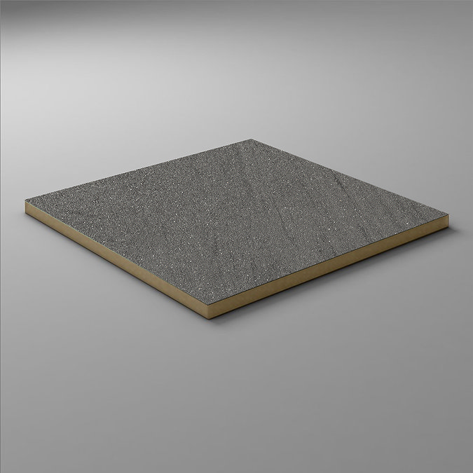 Sierra Grey Stone Effect Rectified Wall and Floor Tiles - 600 x 600mm