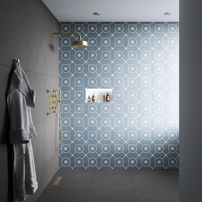 Sierra Grey Stone Effect Rectified Wall and Floor Tiles - 600 x 600mm