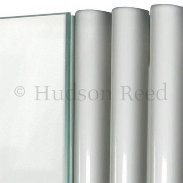 Hudson Reed Keida Designer Radiator with Mirror - Silver - HLS33 Feature Large Image