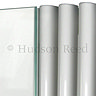 Hudson Reed Keida Designer Radiator with Mirror - Silver - HLS33 Feature Large Image