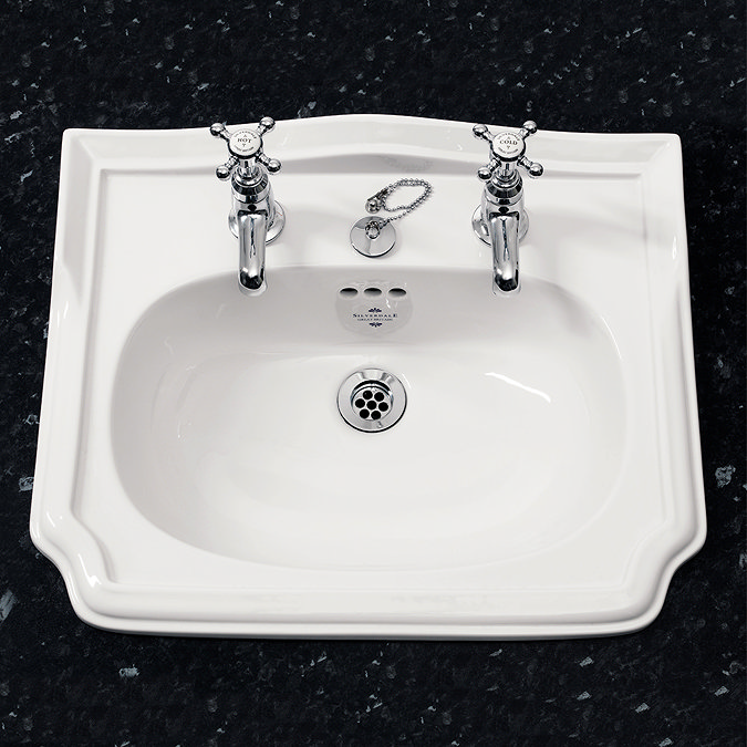 Silverdale Balasani Traditional Inset Basin - 520mm Wide Large Image