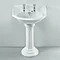 Silverdale Belgravia 635mm Wide Basin with Full Pedestal  Standard Large Image