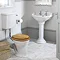 Silverdale Belgravia Low Level Toilet with Chrome Fittings - Excludes Seat  Profile Large Image