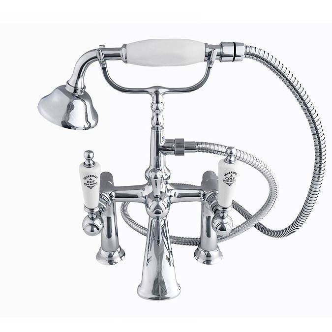 Silverdale Berkeley Bath Shower Mixer Taps Chrome Large Image