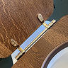 Silverdale BTW Traditional Luxury Dark Oak Wooden Toilet Seat Incalux Hinges