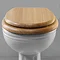 Silverdale BTW Traditional Luxury Light Oak Wooden Toilet Seat Large Image