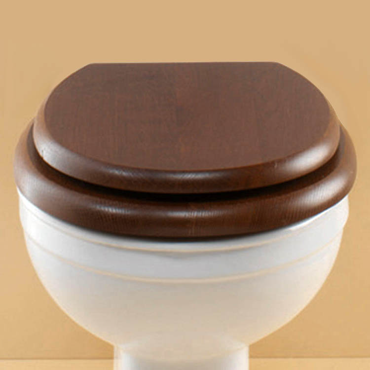 Silverdale BTW Traditional Luxury Mahogany Wooden Toilet Seat Online