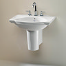 Silverdale Damea 650mm Wide Basin with Semi-Pedestal  Feature Large Image