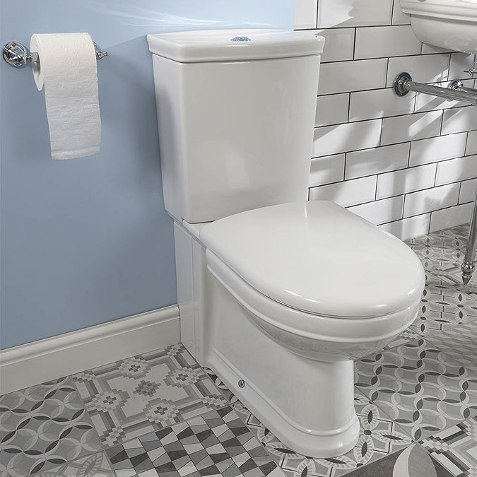 Silverdale Damea Close Coupled Toilet inc Soft Close Seat  In Bathroom Large Image