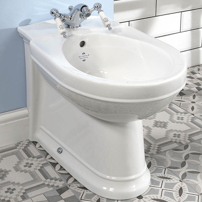 Silverdale Damea Floor Standing BTW Bidet - 1 Tap Hole Large Image