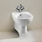 Silverdale Damea Wall Hung Bidet - 1 Tap Hole Profile Large Image
