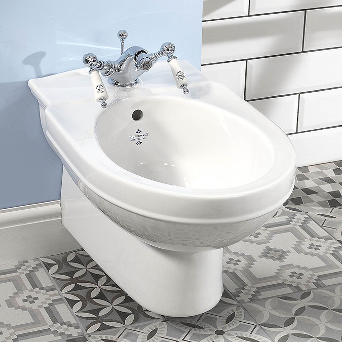 Silverdale Damea Wall Hung Bidet - 1 Tap Hole Large Image