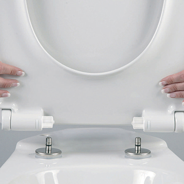 Silverdale Damea Wall Mounted Toilet inc Soft Close Seat Profile Large Image