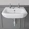 Silverdale Empire Art Deco Cloakroom Basin - 450mm Wide Large Image