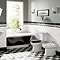 Silverdale Empire Art Deco Close Coupled Toilet - Excludes Seat Feature Large Image