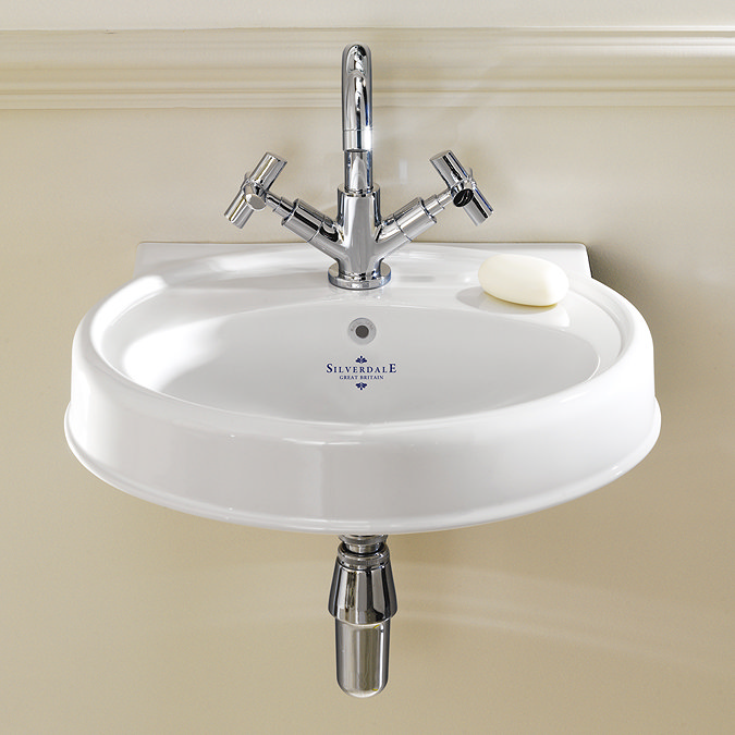 Silverdale Highgrove Traditional Cloakroom Basin - 490mm Wide Large Image