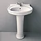 Silverdale Hillingdon 650mm Wide Basin with Full Pedestal  Standard Large Image