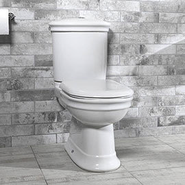 Silverdale Hillingdon Close Coupled Toilet inc Soft Close Seat Medium Image