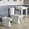Silverdale Hillingdon Floor Standing BTW Bidet - 1 Tap Hole Profile Large Image