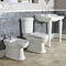 Silverdale Hillingdon Traditional Console Basin inc Legset - 3 Tap Hole Profile Large Image