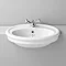 Silverdale Hillingdon Traditional Semi Recessed Basin - 600mm Wide  Profile Large Image