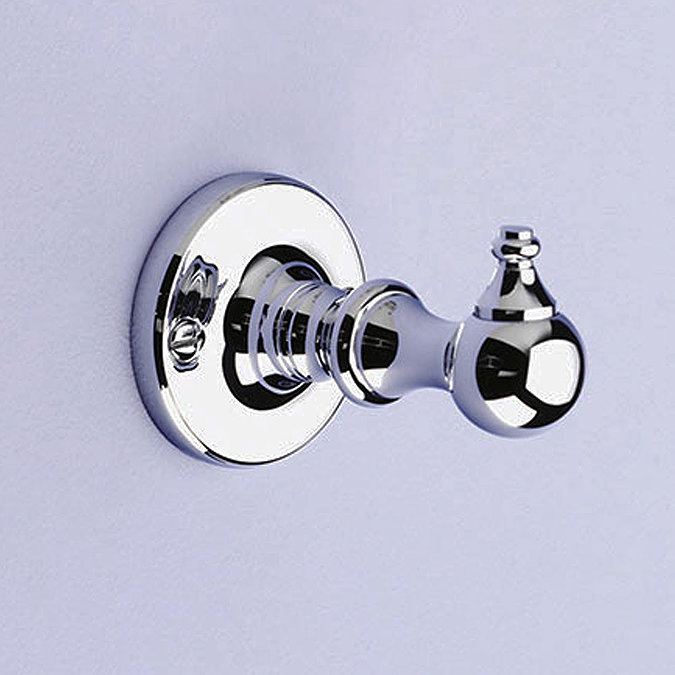 Silverdale Luxury Berkeley Robe Hook - Polished Chrome Large Image