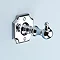 Silverdale Luxury Victorian Robe Hook - Polished Chrome Large Image