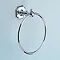 Silverdale Luxury Victorian Towel Ring - Polished Chrome Large Image