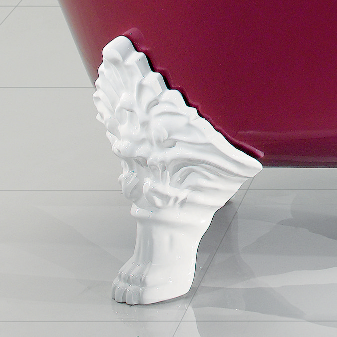 Silverdale Mark Anthony Cast Iron Roll Top Bath with Feet (1780 x 800mm) Profile Large Image