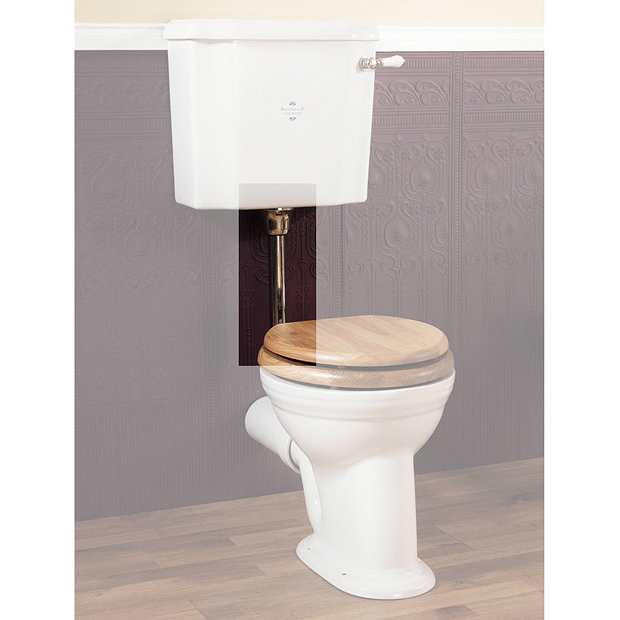 Silverdale Universal Low Level Flush Pipe Kit Nickel