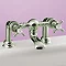 Silverdale Victorian Bath Filler Bridge Taps Nickel Large Image