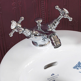 Silverdale Victorian Bidet Monobloc with Pop Up Waste Chrome Large Image