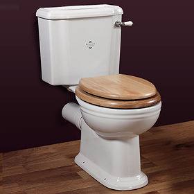 Silverdale Victorian Close Coupled Toilet - Excludes Seat Large Image