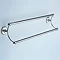 Silverdale Luxury Victorian Double Towel Rail (525mm Wide - Chrome) Large Image