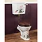 Silverdale Victorian Garden Pattern Low Level Toilet - Excludes Seat Large Image