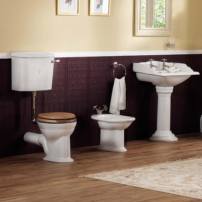 Silverdale Victorian Low Level Toilet - Excludes Seat Feature Large Image