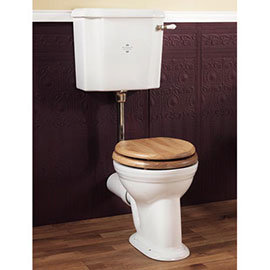 Silverdale Victorian Low Level Toilet - Excludes Seat Medium Image