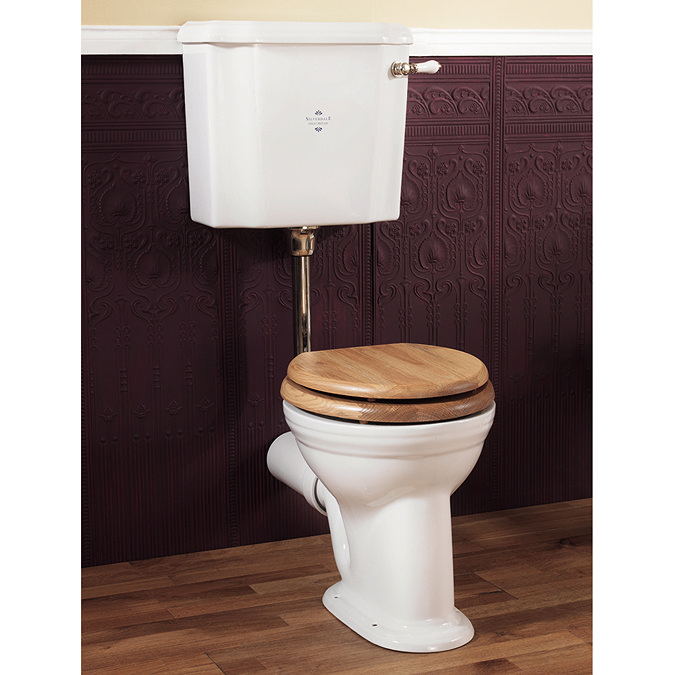 Silverdale Victorian Low Level Toilet - Excludes Seat Large Image