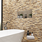 Silvetta Mix Stone Effect Split Face Tiles - 150 x 450mm