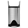 simplehuman 10 Litre Butterfly Pedal Bin - Brushed Steel - CW1899 Profile Large Image
