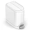 simplehuman 10 Litre Butterfly Pedal Bin - White Steel - CW2042 Profile Large Image