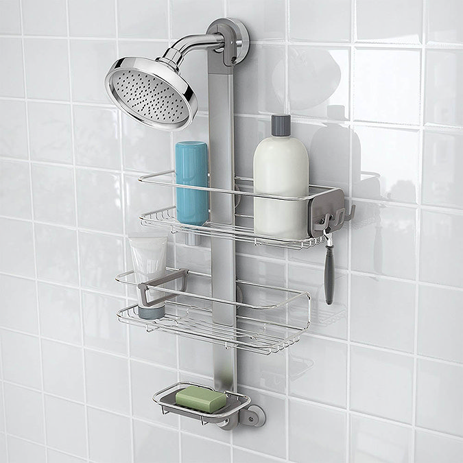 simplehuman Adjustable Shower Caddy - BT1098  Profile Large Image