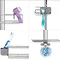 simplehuman Adjustable Shower Caddy - BT1098  Newest Large Image