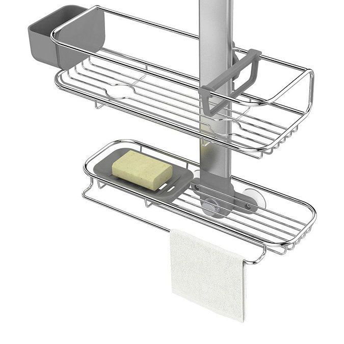 simplehuman Adjustable Shower Caddy Plus - BT1099  additional Large Image