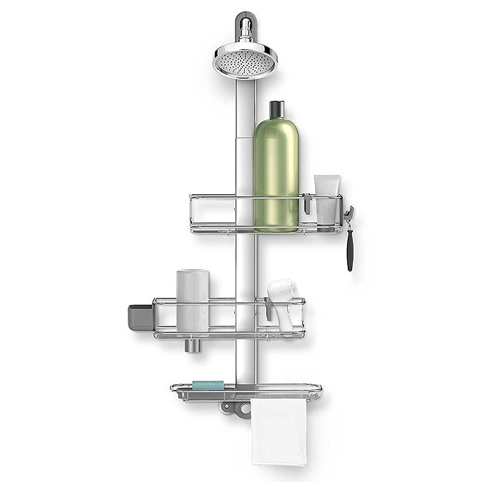 simplehuman Adjustable Shower Caddy Plus - BT1099 Large Image