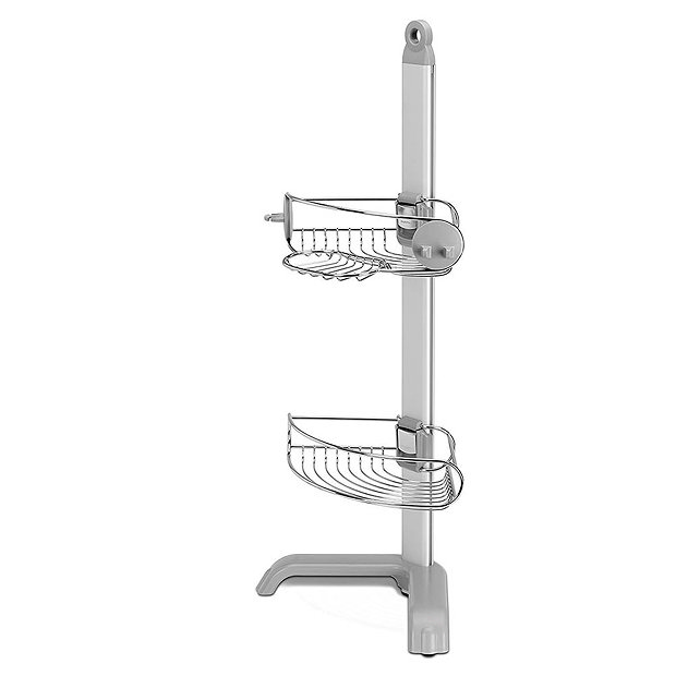 simplehuman Freestanding Corner Shower Caddy - BT1064  Standard Large Image