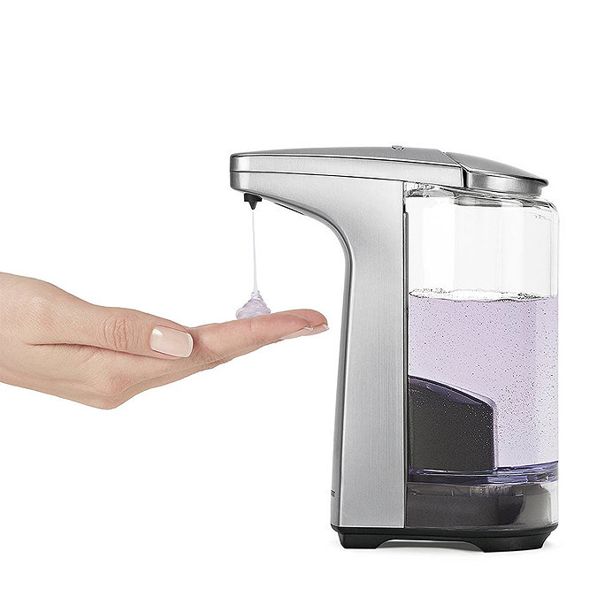 simplehuman Liquid Sensor Pump Soap Dispenser - Brushed Nickel - ST1023  Profile Large Image