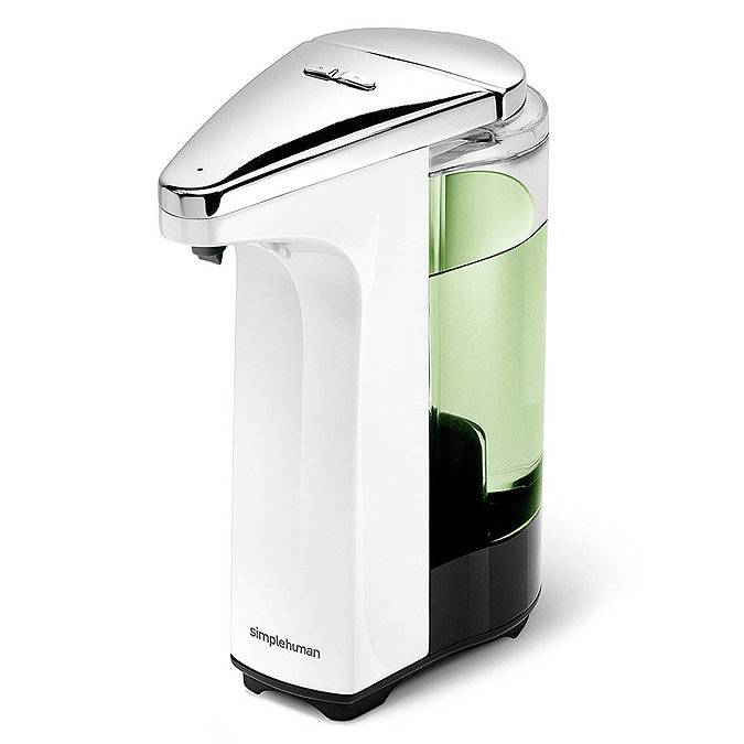 simplehuman Liquid Sensor Pump Soap Dispenser - White - ST1018 Large Image
